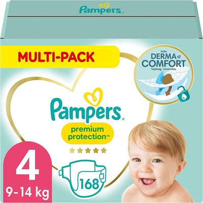 Pampers Premium Protection Size 4 Maxi 8-16kg Monthly Box